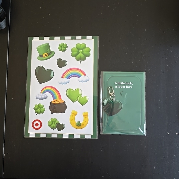 Target St. Patrick's Day Sticker and Keychain Set - Picture 2 of 7